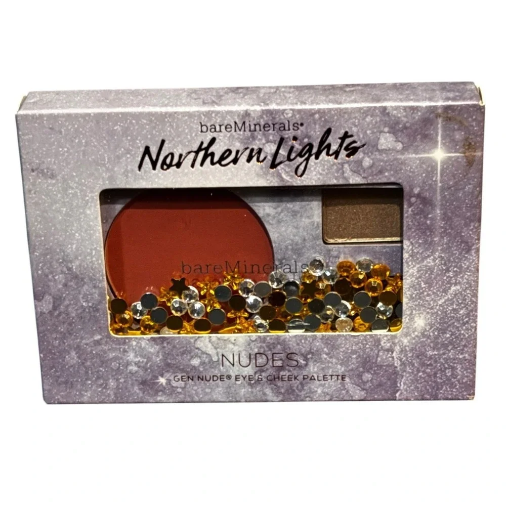 bareMinerals Northern Lights Gen Nude Eye & Cheek Palette Nudes Strike A Rose